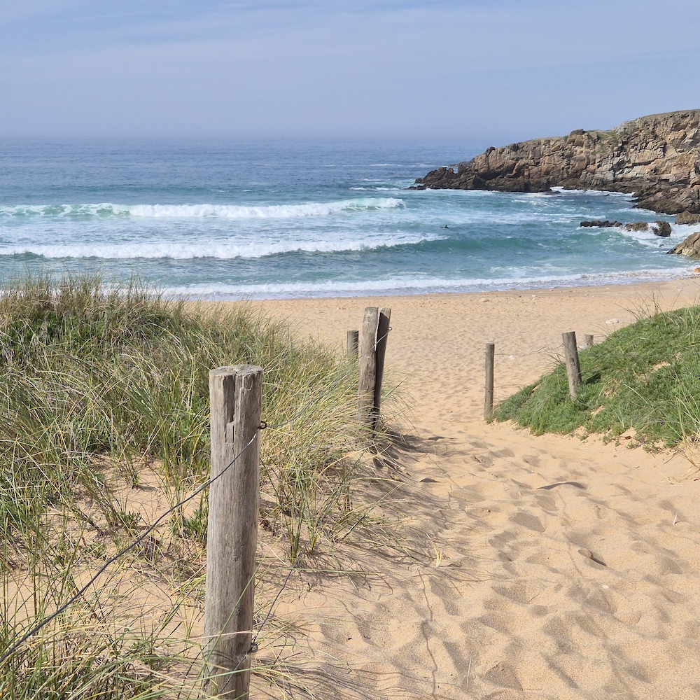 Plage côte sauvage à St Pierre Quiberon
