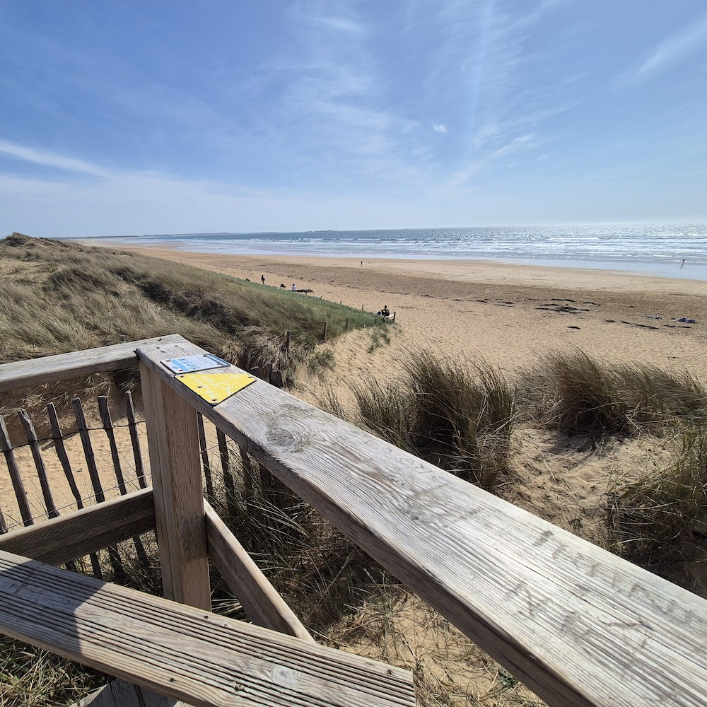 Passerelle de la plage de Ste Barbe