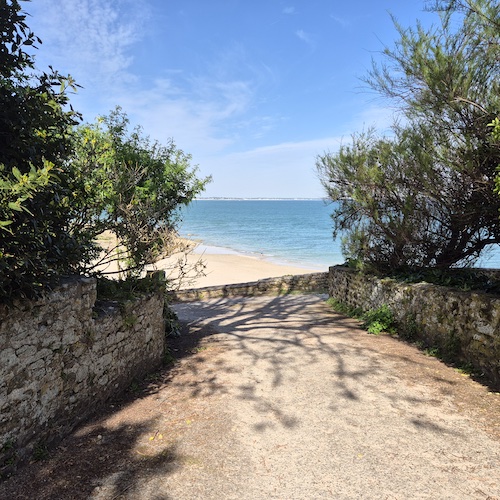 Vue d'une plage de St Pierre Quiberon