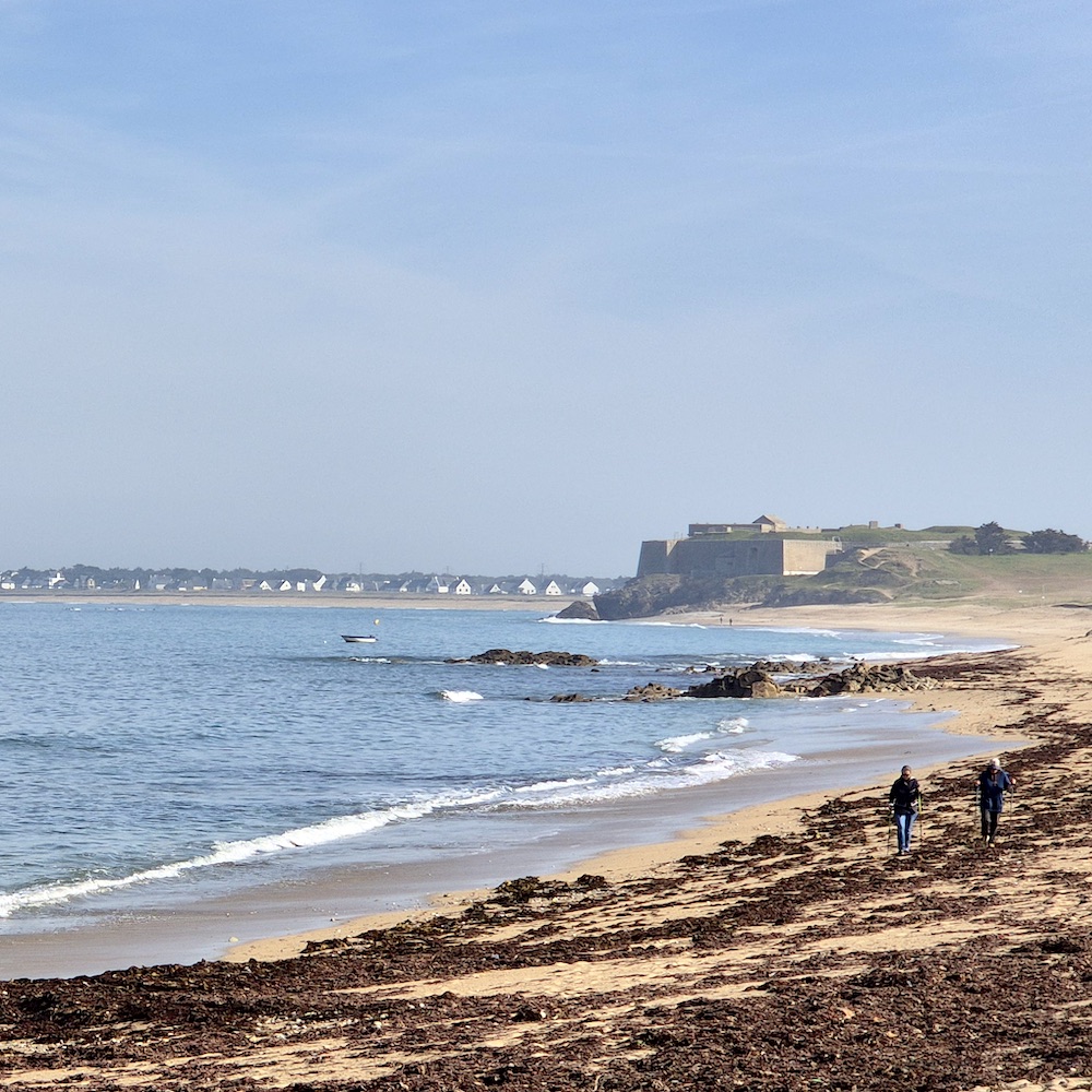 Sentier vers la baie de Quiberon