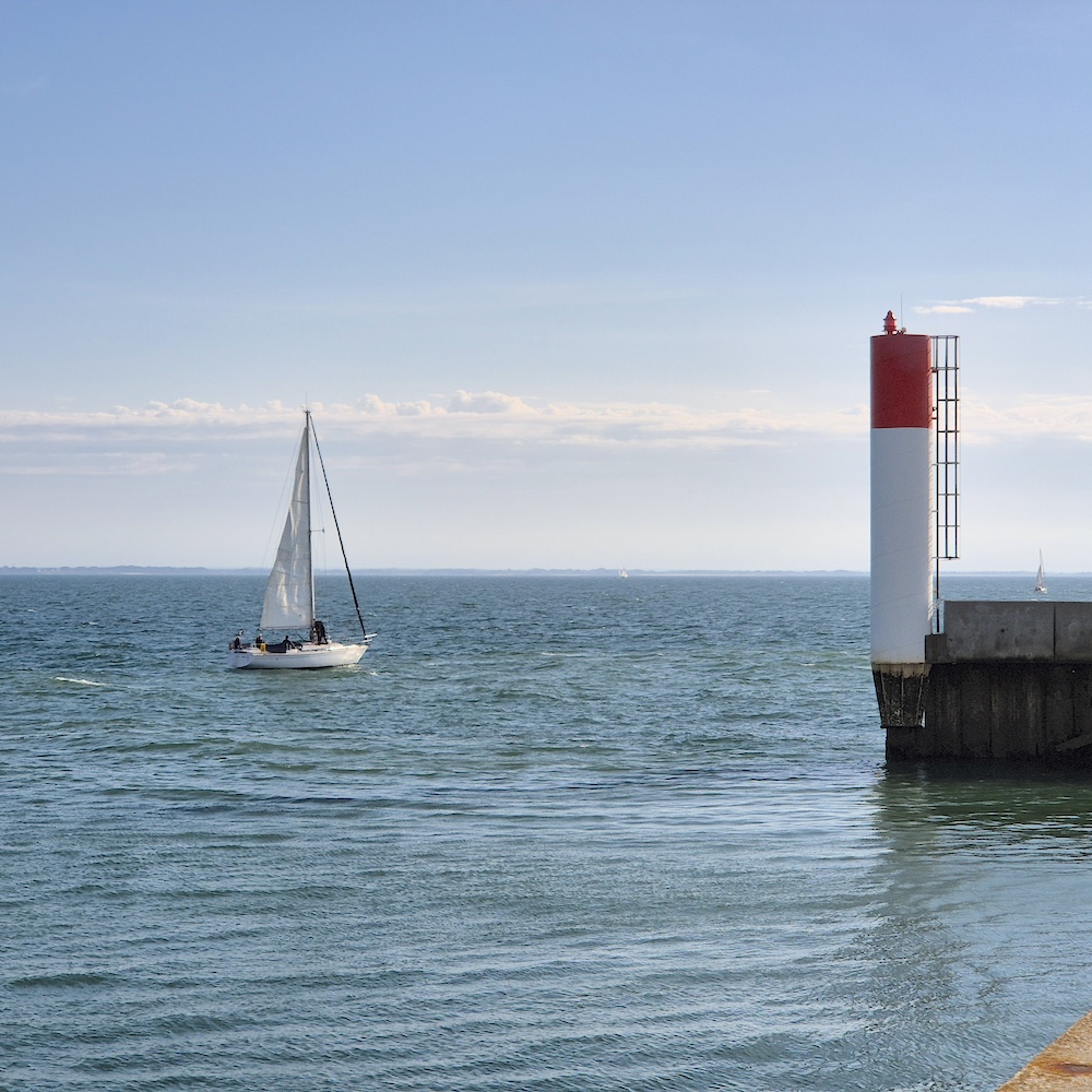 Bateau au port-haliguen de Quiberon