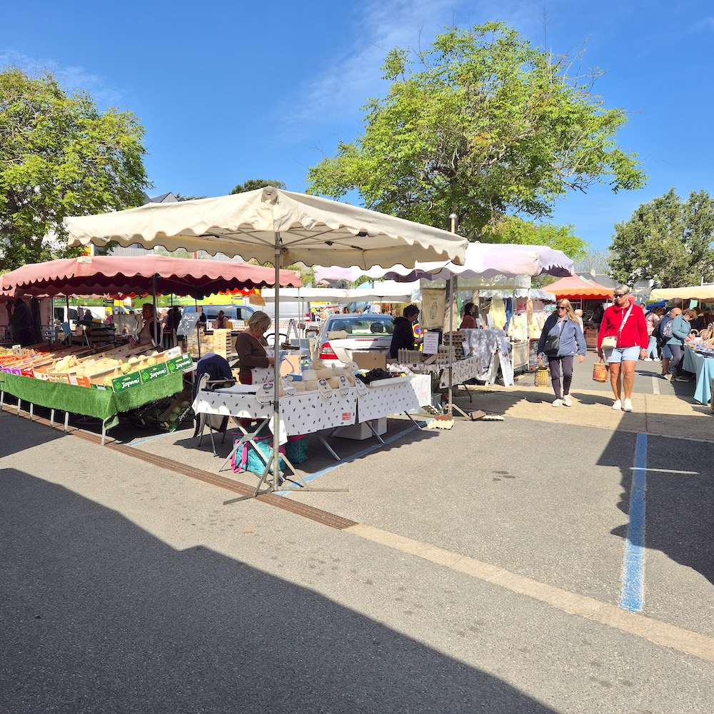 Marché de Saint-pierre-quiberon en Bretagne sud