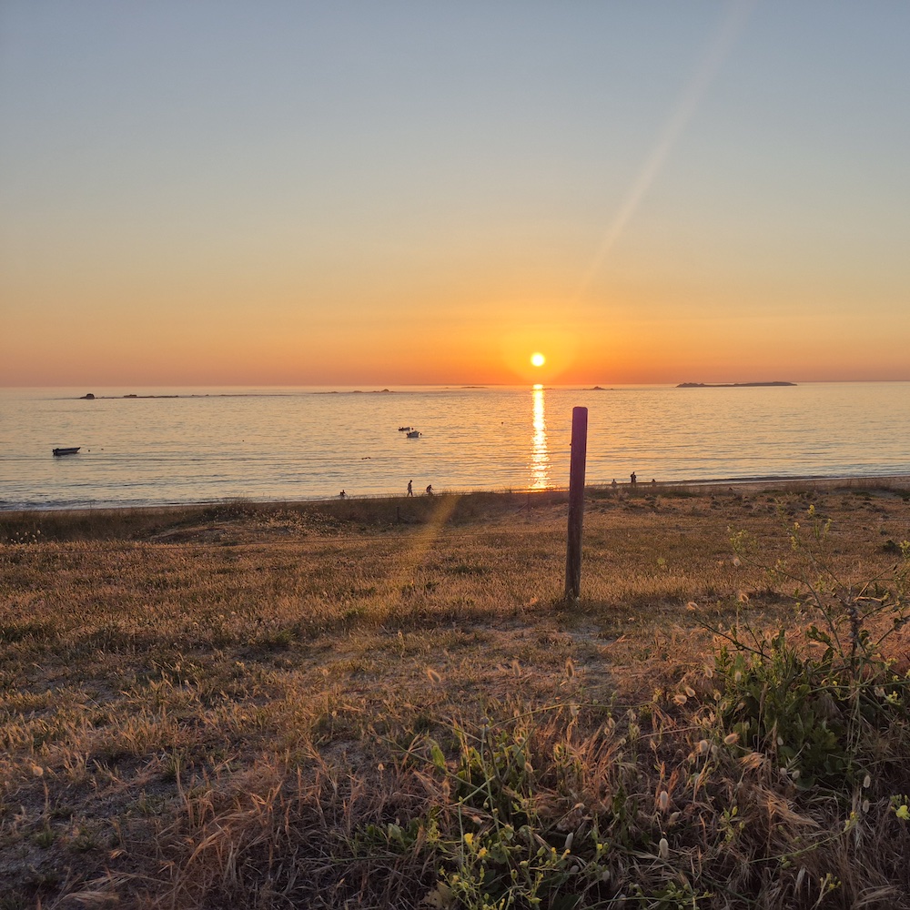 Coucher de soleil à St-Pierre-Quiberon